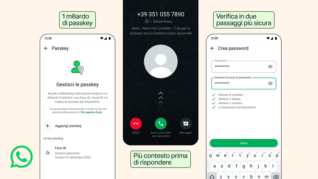 WhatsApp supera un miliardo di passkey e rafforza la difesa contro takeover e truffe 1 image 569