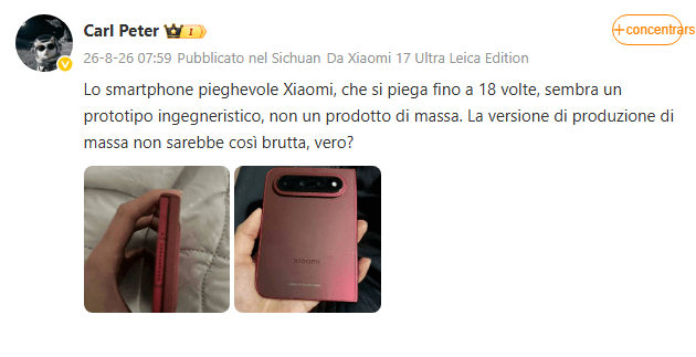 Xiaomi 18 Fold appare dal vivo: design largo e tre fotocamere posteriori 5 image 637