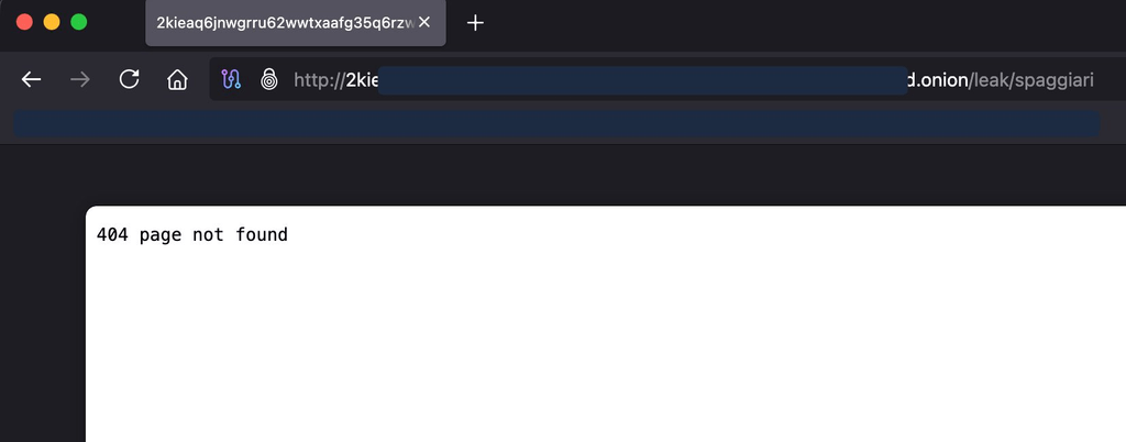 Spaggiari, i dati non sono più in vendita: dopo la scadenza il leak va in 404. Pagato riscatto? 5 image 736