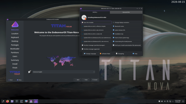 EndeavourOS Titan Nova adotta Linux 7.1 e prepara il passaggio definitivo a Wayland 1 image 772