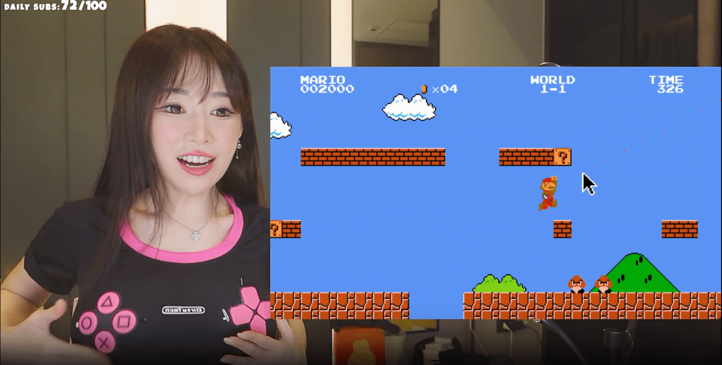 Super Mario Bros giocato con il seno: maglia-controller diventa pad 3 image 786