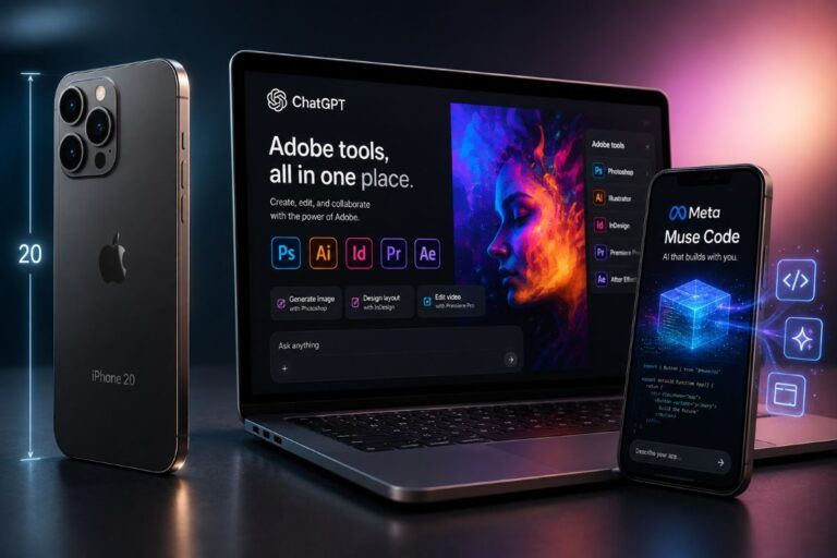 iphone 20 adobe chatgpt muse code smart home