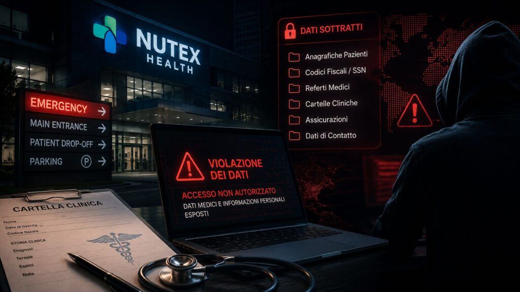 lacma nutex data breach dati sanitari