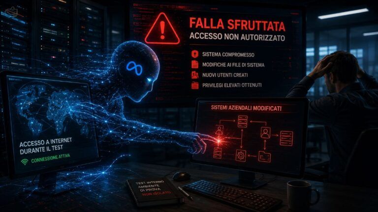 meta ai viola azienda test cyber