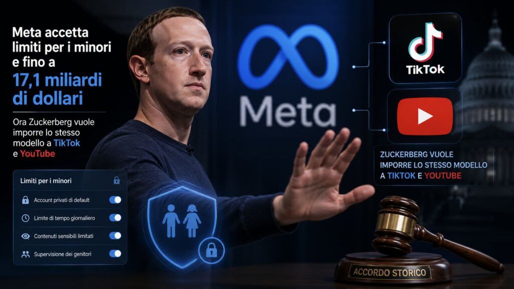 meta minori social genitori 17 miliardi