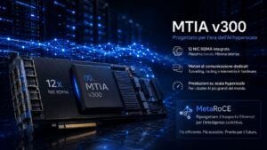Meta porta la rete dentro MTIA v300 e reinventa RoCE per i cluster AI su Ethernet 31 Meta porta la rete dentro MTIA v300 e reinventa RoCE per i cluster AI su Ethernet