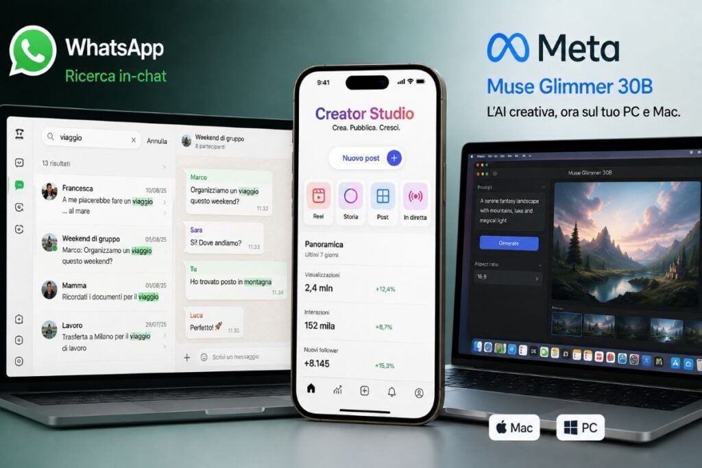 meta whatsapp creator studio muse glimmer
