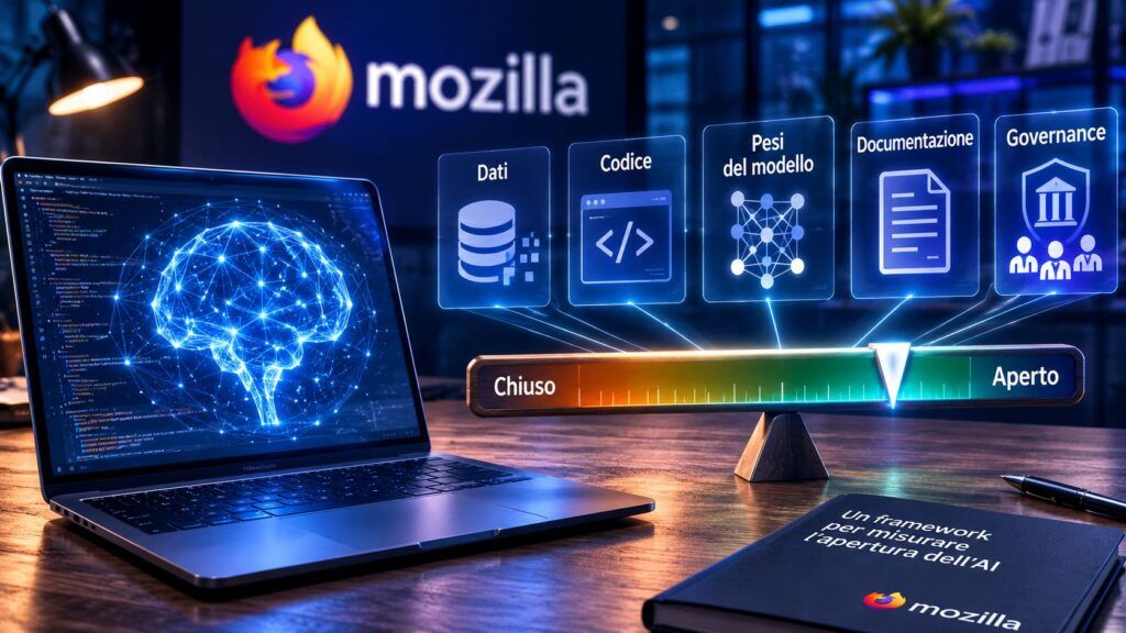 Mozilla propone un nuovo framework per definire quanto è davvero open source un'AI 2 mozilla open source ai framework openness