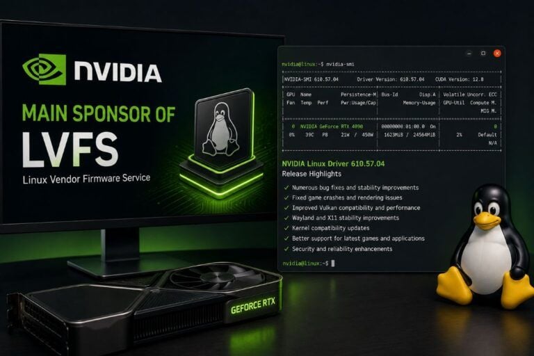 nvidia lvfs driver linux 610 57 04 gaming