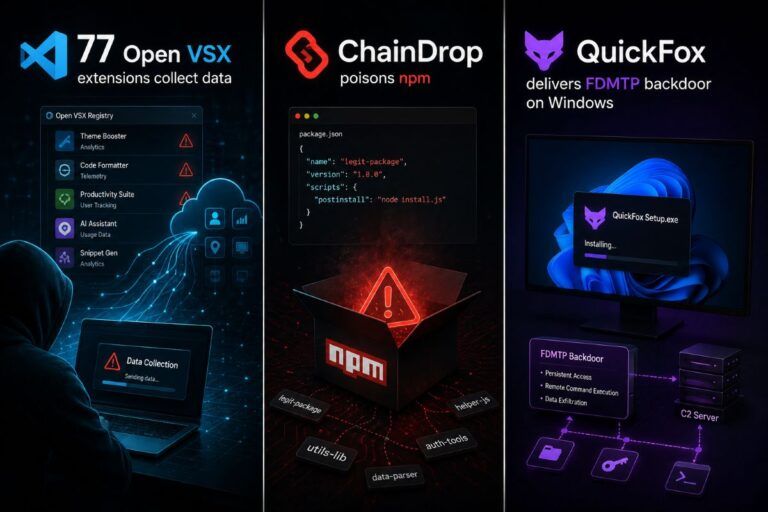 open vsx npm quickfox supply chain