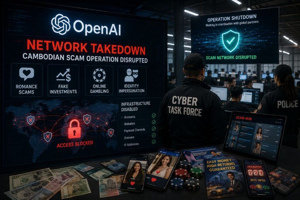 OpenAI blocca una rete di truffe AI collegata alla Cambogia 2 openai rete truffe ai cambogia