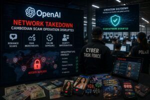 OpenAI blocca una rete di truffe AI collegata alla Cambogia