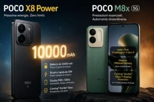 Poco X8 Power punta sui 10.000 mAh, M8x debutta con 7.900 mAh 8 Poco X8 Power punta sui 10.000 mAh, M8x debutta con 7.900 mAh