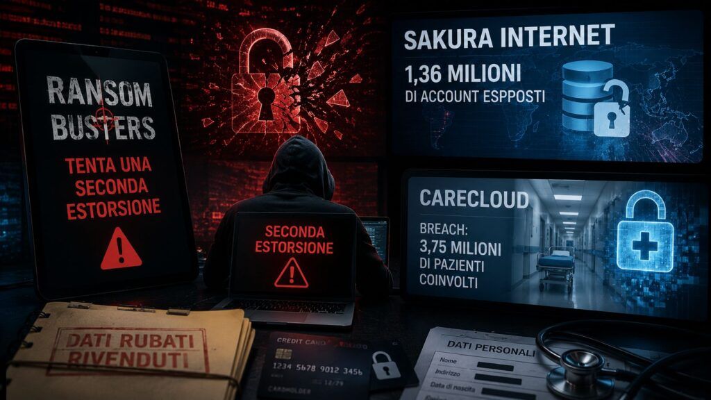 ransom busters sakura carecloud data breach