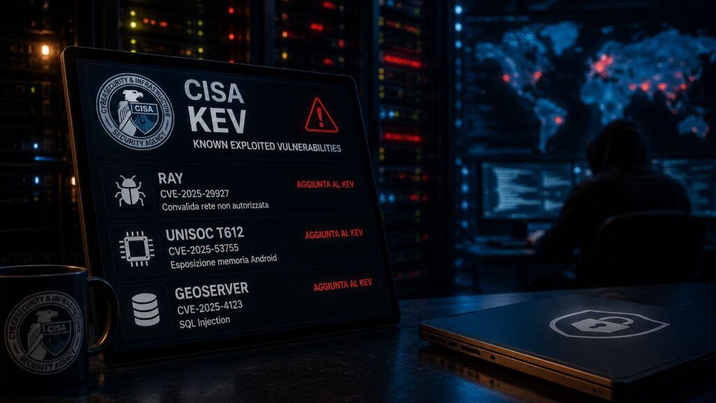 Ray entra nel KEV, UNISOC espone Android e GeoServer corre contro gli exploit 2 ray unisoc geoserver vulnerabilita exploit