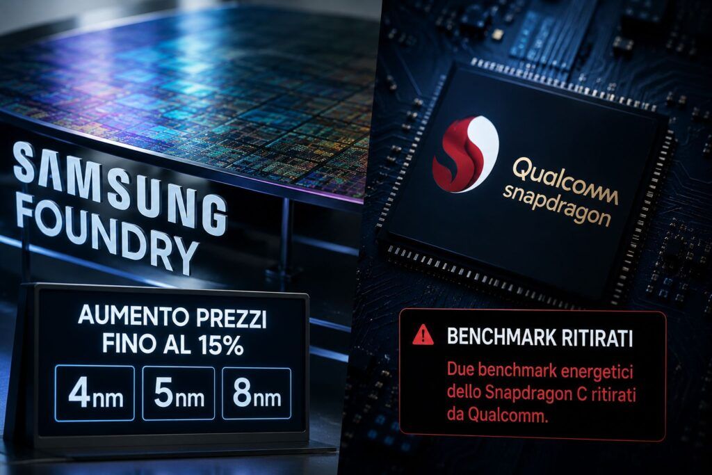 Samsung alza i prezzi delle fonderie mentre Qualcomm ritira benchmark dello Snapdragon C 2 samsung foundry rincari snapdragon c benchmark