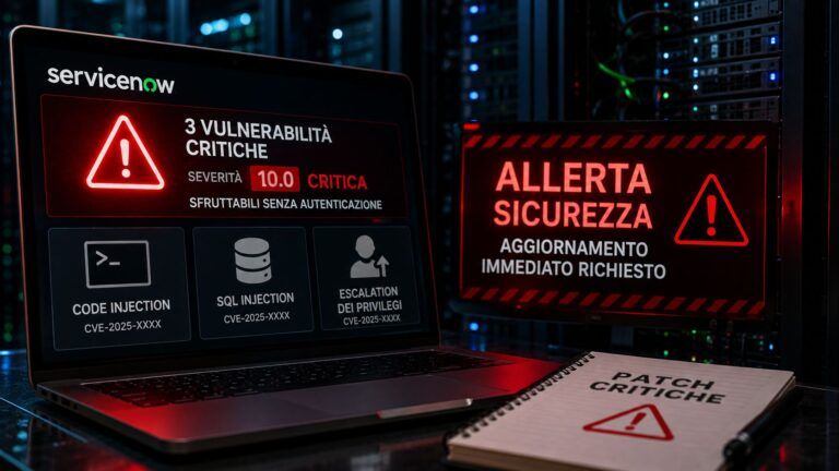 servicenow tre falle critiche cve 2026 18885 18886 74820
