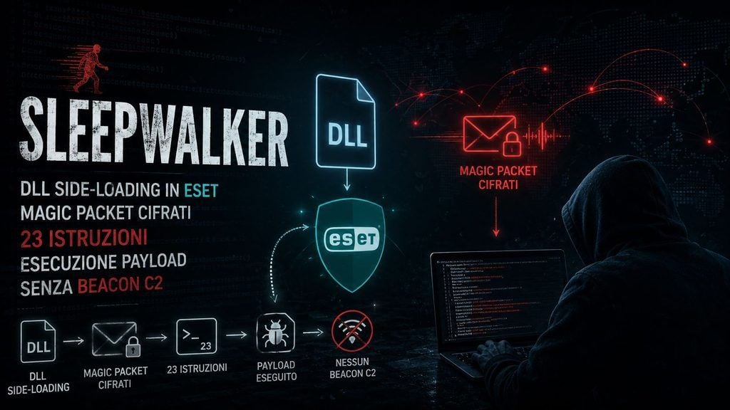 Sleepwalker si nasconde in ESET e si attiva con un magic packet cifrato 4 sleepwalker backdoor eset infografica