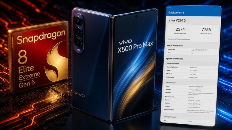 snapdragon 8 elite extreme gen 6 vivo x500 pro max