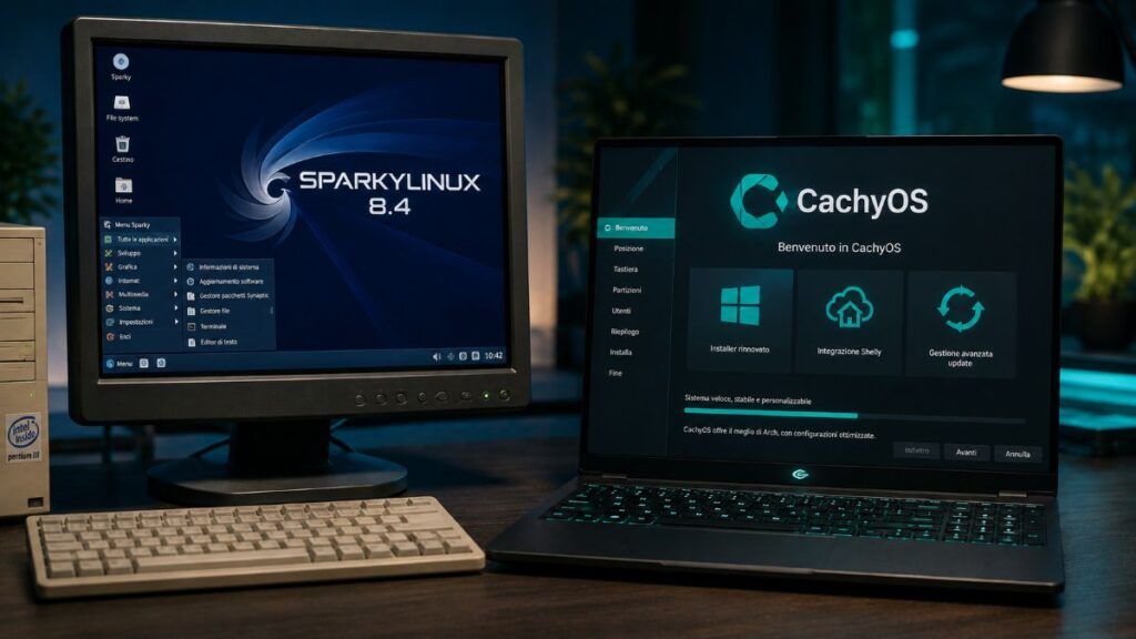 SparkyLinux 8.4 ripristina il 32 bit, CachyOS rinnova installer e pacchetti 2 sparkylinux 8 4 cachyos agosto 2026 linux