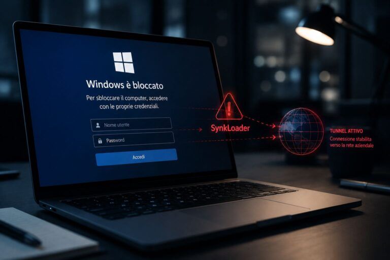 synkloader teams phishing falso lockscreen windows