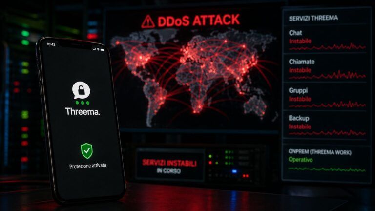 threema ddos servizi interrotti
