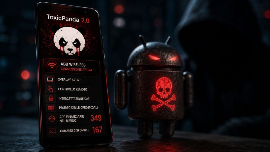 ToxicPanda 2.0 prepara nuovi attacchi Android con ADB Wireless e 167 comandi 2 toxicpanda 2 android