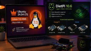 Ubuntu 24.04 LTS passa a Linux 7.0 HWE, DietPi 10.6 amplia gli Orange Pi 4 Ubuntu 24.04 LTS passa a Linux 7.0 HWE, DietPi 10.6 amplia gli Orange Pi