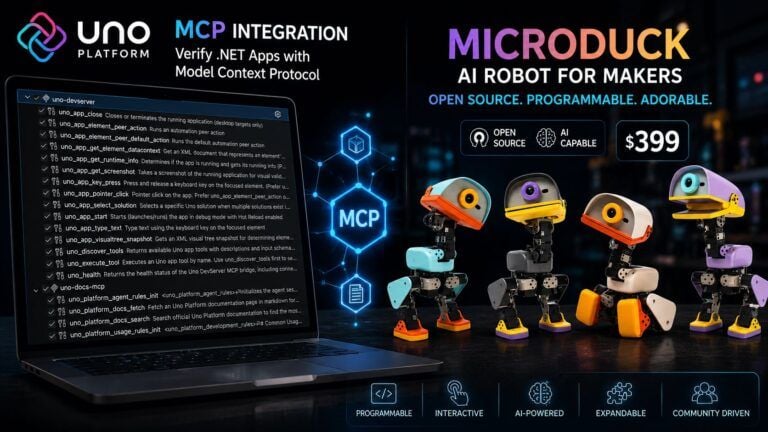 uno platform mcp dotnet microduck ai fisica