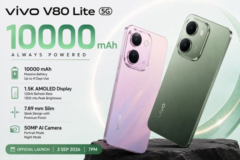 vivo v80 lite batteria 10000mah uscita