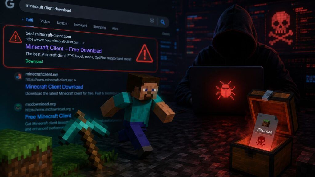 weedhack minecraft seo poisoning malware