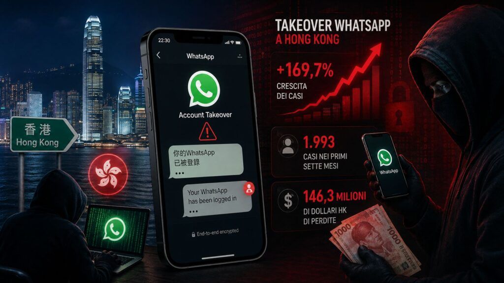 WhatsApp sotto assedio a Hong Kong: takeover +170% e perdite per 146 milioni 2 whatsapp hong kong takeover truffe 2026