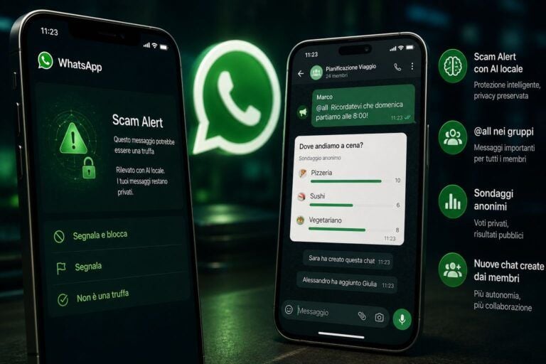 whatsapp scam alert gruppi all sondaggi