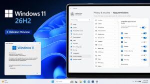 Windows 11 26H2 entra nel Release Preview: privacy desktop e KB5120998 11 Windows 11 26H2 entra nel Release Preview: privacy desktop e KB5120998