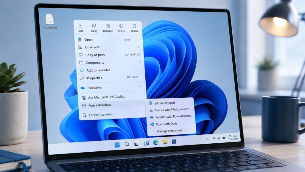 Windows 11 accelera File Explorer con un menu contestuale più rapido e modulare 2 windows 11 file explorer menu contestuale build insider