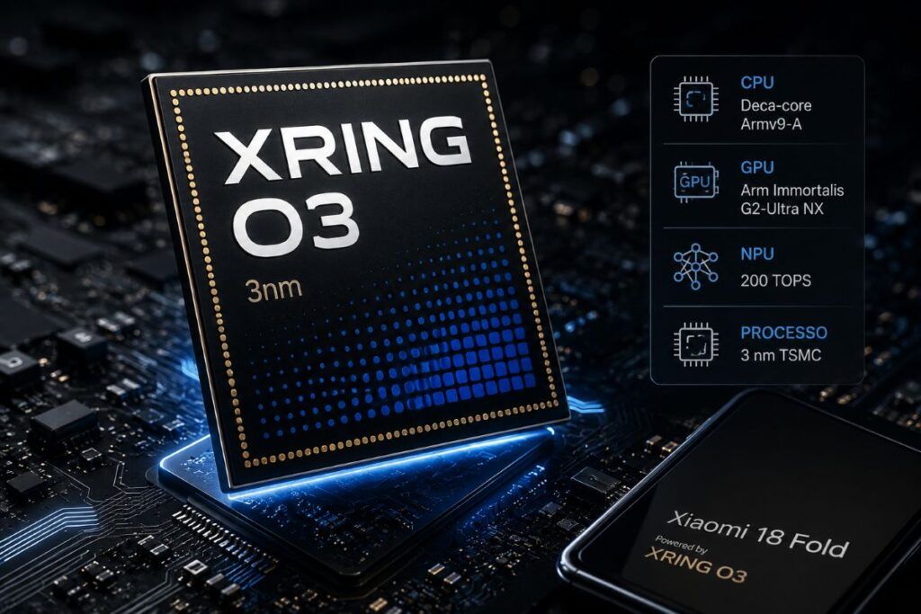 xiaomi xring o3 gpu arm 200 tops lpddr6