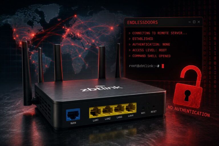 zbtlink endlessdoors router backdoor
