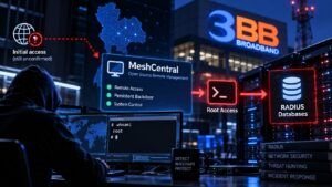 3BB, MeshCentral diventa una backdoor root: l’attacco punta alle credenziali RADIUS 7 3BB, MeshCentral diventa una backdoor root: l’attacco punta alle credenziali RADIUS