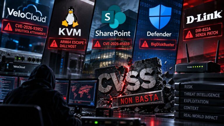 Cinque vulnerabilita critiche tra VeloCloud SharePoint KVM Defender e D Link