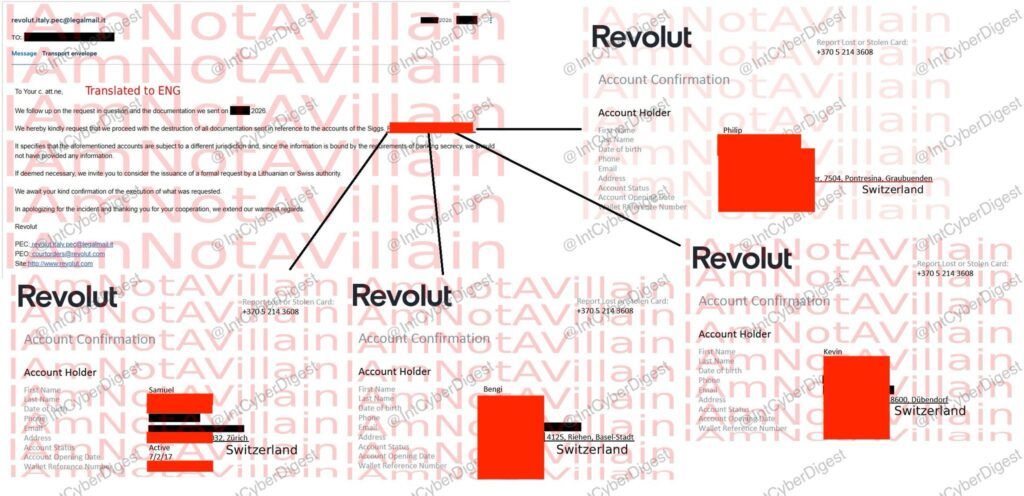 Revolut, compromesse le Forze dell'Ordine italiane con 147 GB 5 HSMpUHFW4AAFSCC