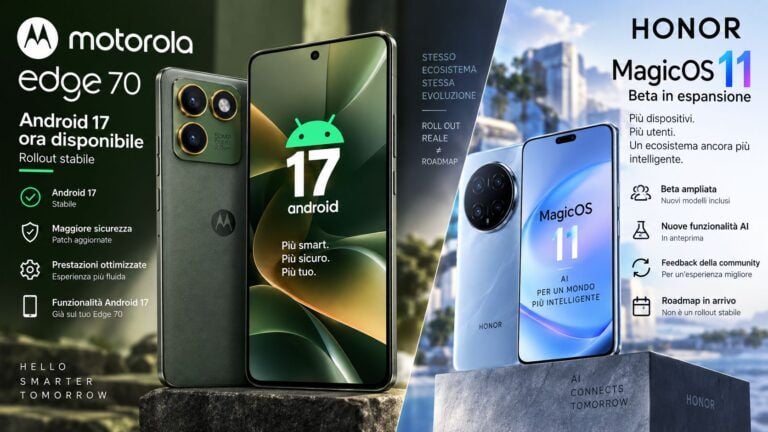 android 17 motorola edge 70 honor magicos 11