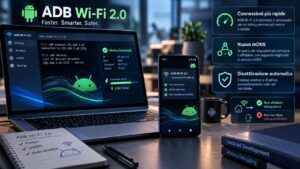 Android riscrive ADB wireless: Wi-Fi 2.0 è più veloce e si spegne sulle reti non fidate 11 Android riscrive ADB wireless: Wi-Fi 2.0 è più veloce e si spegne sulle reti non fidate