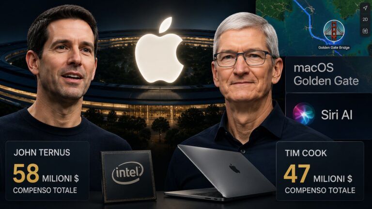 apple ternus cook compensi maestri maps intel siri