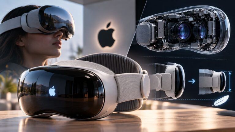 apple vision pro leggero n224 peso design