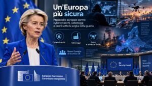 Von der Leyen vuole un “Article 4” europeo: cyber, droni e sabotaggi diventano sicurezza comune 7 Von der Leyen vuole un “Article 4” europeo: cyber, droni e sabotaggi diventano sicurezza comune