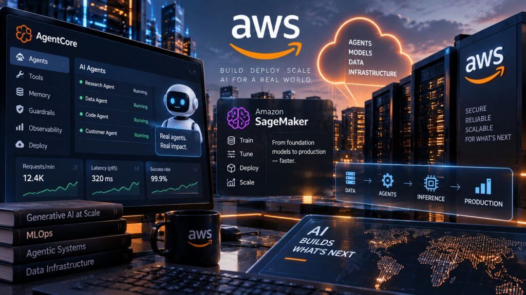 AWS industrializza agenti e inferenza AI: AgentCore e SageMaker entrano nei workload reali 2 aws agentcore sagemaker agenti inferenza produzione