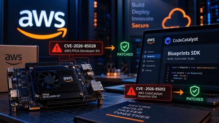 aws cve 2026 85028 cve 2026 85012 fpga codecatalyst