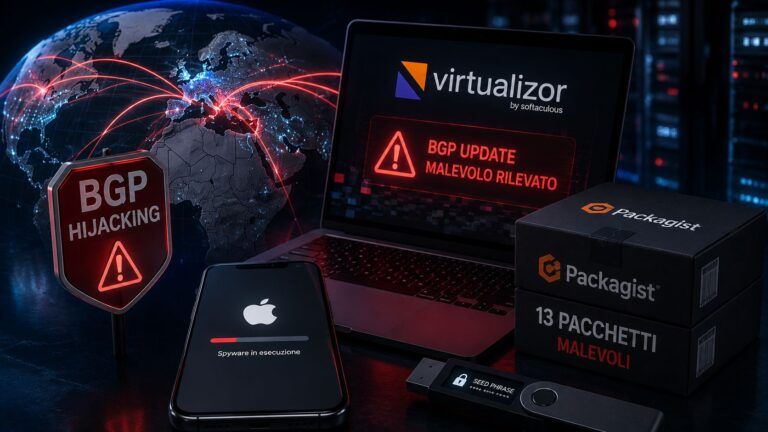 bgp hijacking packagist spyware iphone
