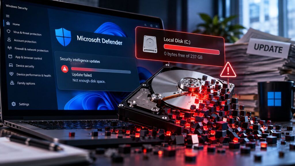 BigDiskBuster blocca gli aggiornamenti di Microsoft Defender senza spegnerlo 2 bigdiskbuster microsoft defender zero day update