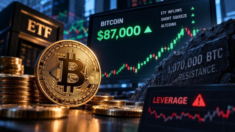 bitcoin 87000 etf short squeeze zcash altcoin